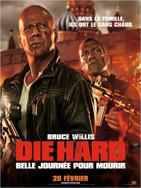 DIE HARD BELLE JOURNEE POUR MOURIR AFFICHE