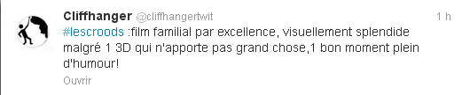 tweet les croods