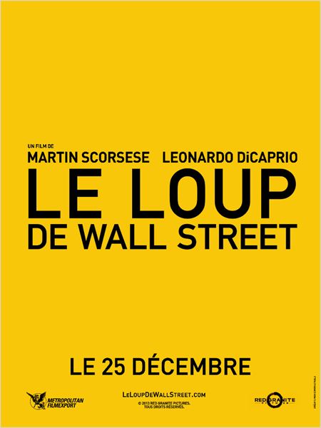 le loup de wall street affiche
