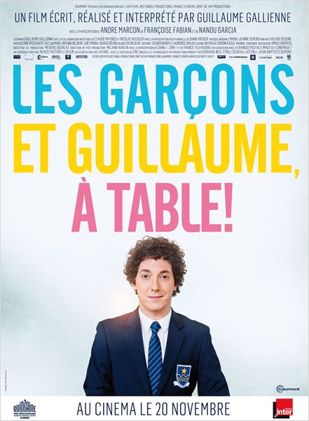 les garçons et guillaume à table affiche
