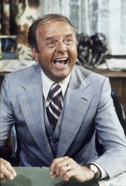 UNITED STATES - OCTOBER 25: EIGHT IS ENOUGH - "Cops and Toddlers" - Season Three -, 10/25/78, The Bradford house was turned into a day care center., Pictured: Dick Van Patten (Tom), (Photo by ABC Photo Archives/ABC via Getty Images)