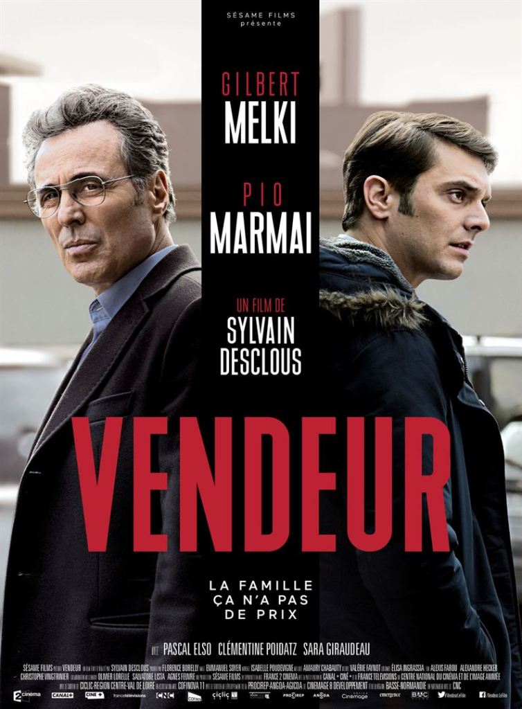 vendeur affiche