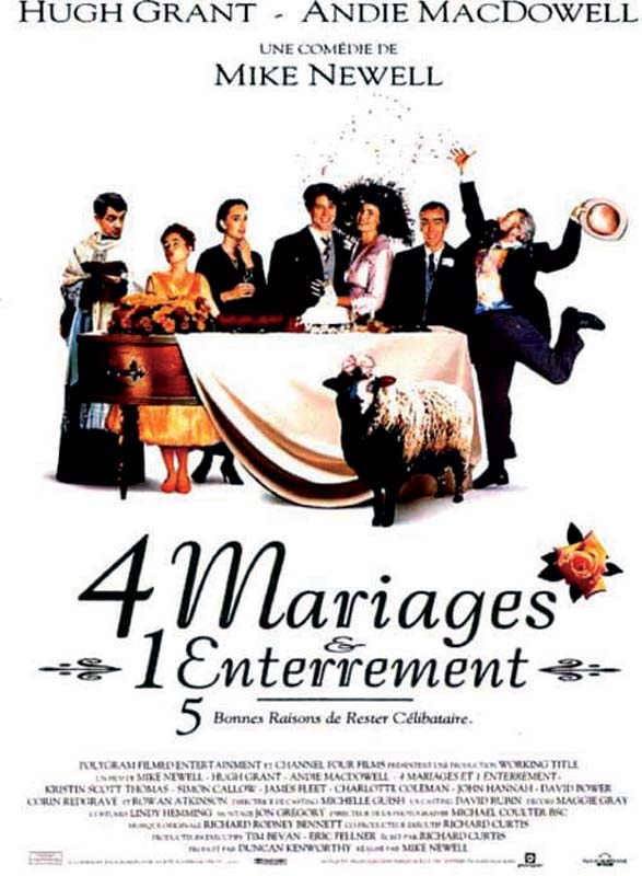 quatre mariages et un enterrement affiche cliff and co