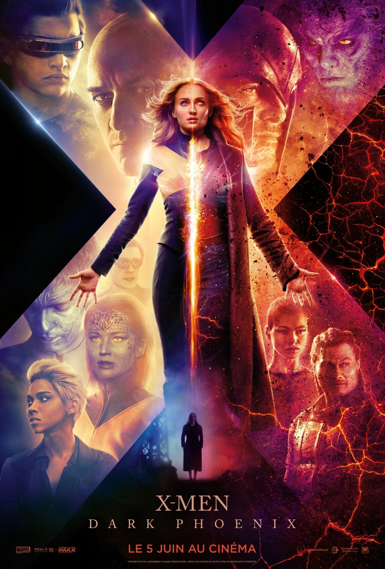 XMenDarkPhoenix-affiche-cliff-and-co