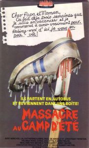 massacre au camp d'été affiche cliff and co